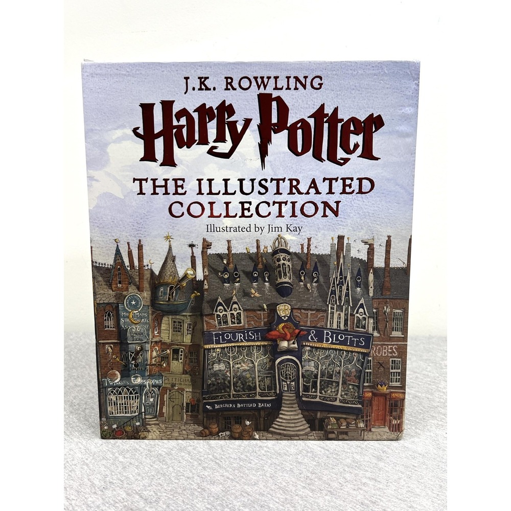 Harry Potter Illustrated Collection Box Book 1-3‎ J.K. Rowling Jim Kay Hardcover - Picture 2 of 16